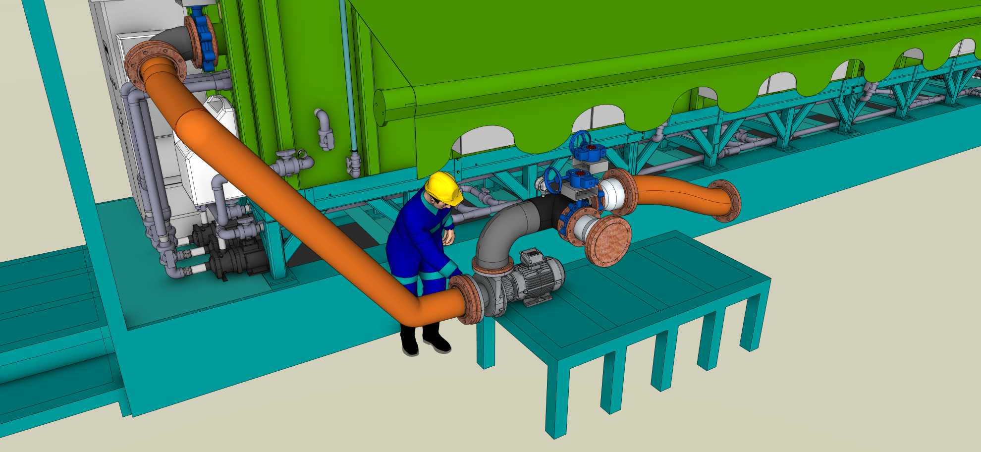 Bombas e tubulações